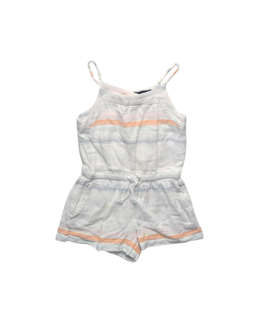 A White Sleeveless Rompers from Polo Ralph Lauren in size 2T for girl. (Front View)
