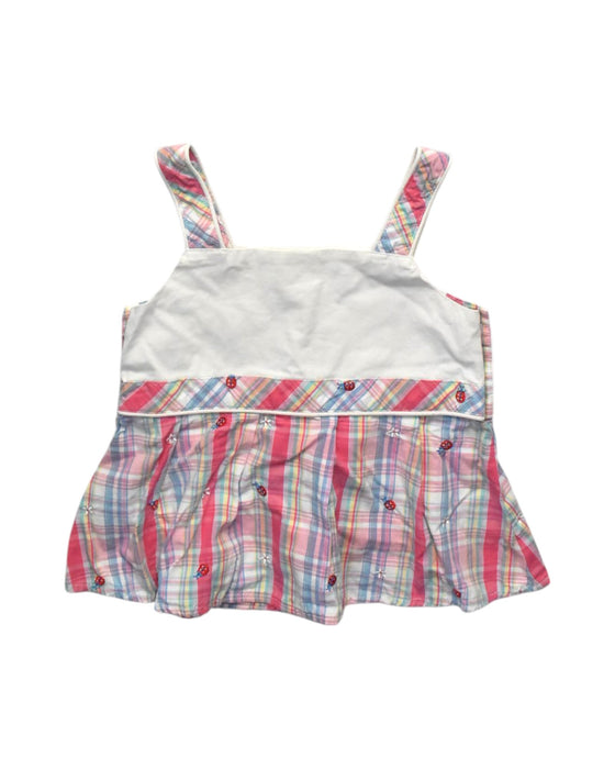 A Multicolour Overall Dresses from Chickeeduck in size 18-24M for girl. (Back View)