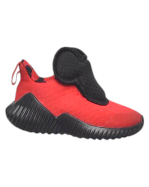 A Red Sneakers from Adidas x Disney in size 12-18M for girl. (Front View)