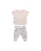 A Multicolour Pants Sets from Peter Rabbit in size 3-6M for girl. (Back View)
