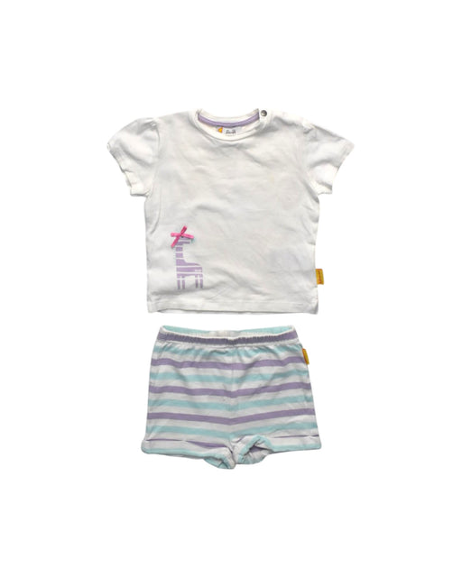 A Multicolour Shorts Sets from Steiff in size 3-6M for girl. (Front View)