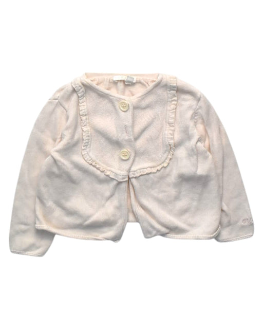 A Beige Cardigans from Chloe in size 12-18M for girl. (Front View)