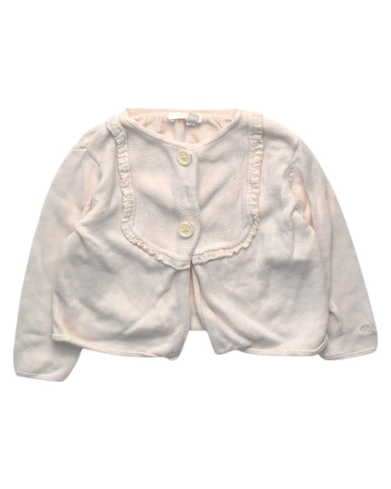 A Beige Cardigans from Chloe in size 12-18M for girl. (Front View)