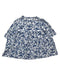 A Navy Short Sleeve Dresses from Petit Bateau in size 3-6M for girl. (Back View)