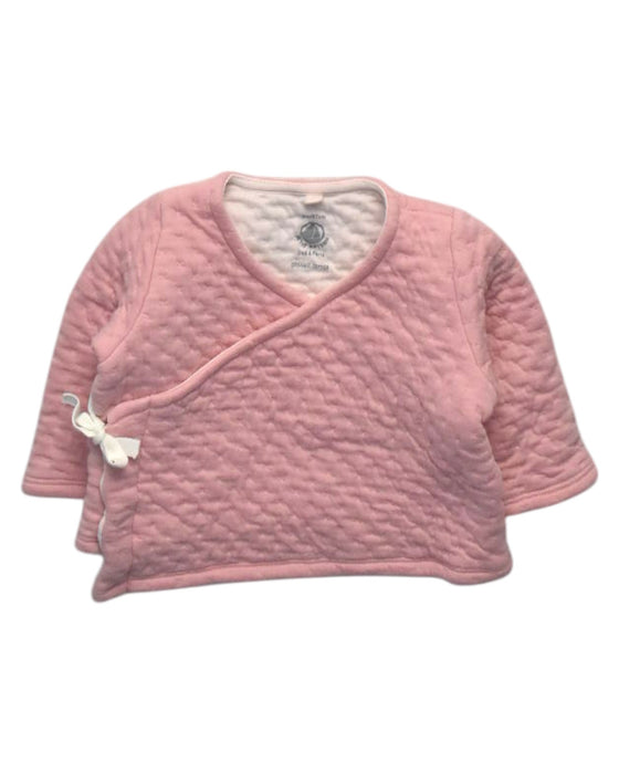 A Pink Puffer/Quilted Coats & Outerwear from Petit Bateau in size 6-12M for girl. (Front View)