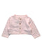 A Pink Cardigans from Chateau de Sable in size 3-6M for girl. (Front View)