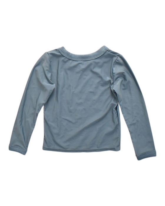 A Blue Rash Guards from Jamie Kay in size 4T for neutral. (Back View)