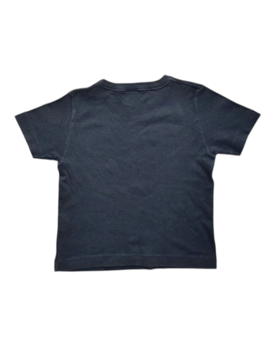 A Black Short Sleeve T Shirts from Petit Bateau in size 4T for neutral. (Back View)