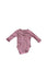 A Pink Long Sleeve Bodysuits from Chateau de Sable in size 3-6M for girl. (Back View)