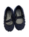 A Navy Flats from Mini Melissa in size 12-18M for girl. (Front View)