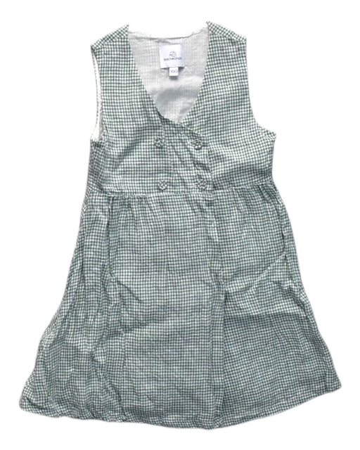 A Green Sleeveless Dresses from Bochechas in size 4T for girl. (Front View)