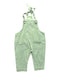 A Green Long Overalls from Le Petit Society in size 2T for neutral. (Back View)