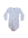 A White Long Sleeve Bodysuits from Petit Bateau in size 6-12M for neutral. (Front View)