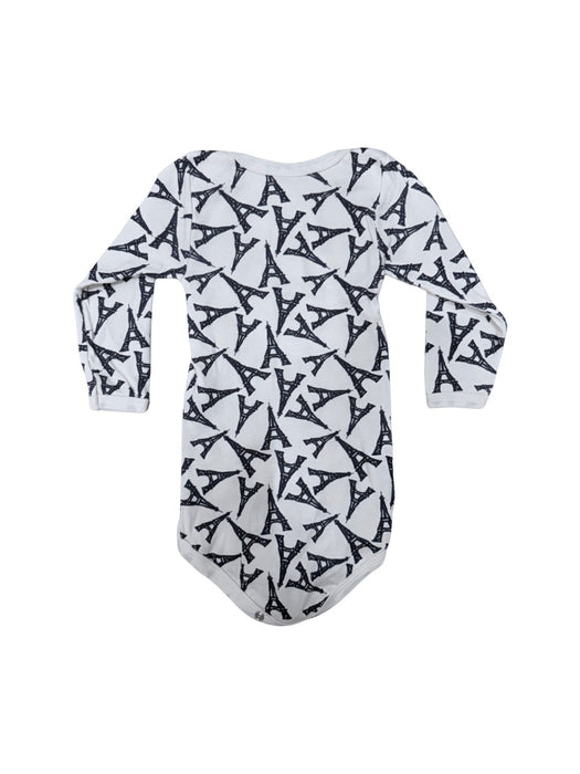 A White Long Sleeve Bodysuits from Petit Bateau in size 6-12M for neutral. (Back View)