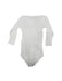 A White Long Sleeve Bodysuits from Petit Bateau in size 6-12M for neutral. (Back View)