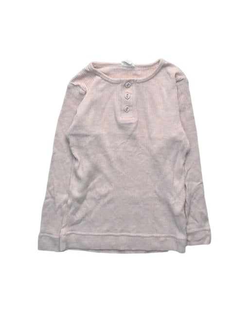 A Ivory Long Sleeve Tops from Jamie Kay in size 5T for girl. (Front View)