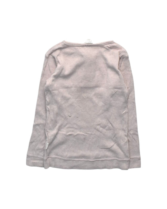 A Ivory Long Sleeve Tops from Jamie Kay in size 5T for girl. (Back View)