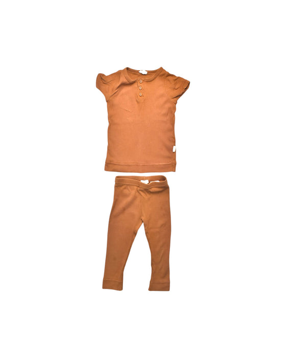 A Peach Pants Sets from Jamie Kay in size 18-24M for girl. (Front View)