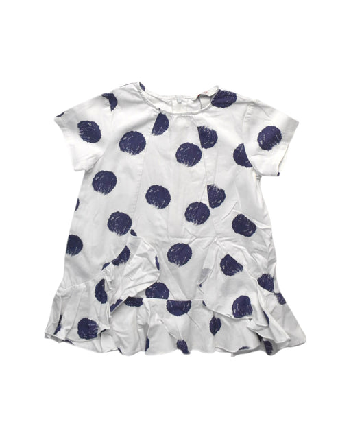 A White Short Sleeve Dresses from PONEY in size 12-18M for girl. (Front View)