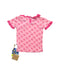A Pink Short Sleeve Tops from KicKee Pants in size 6-12M for girl. (Back View)