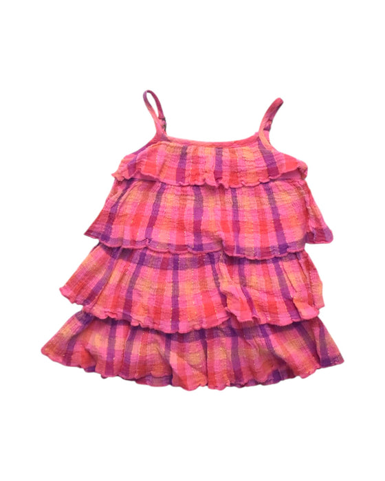 A Multicolor Sleeveless Dresses from Peek in size 6-12M for girl. (Front View)