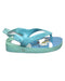 A Blue Sandals from Havaianas in size 12-18M for boy. (Front View)