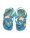 A Blue Sandals from Havaianas in size 12-18M for boy. (Back View)