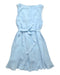 A Blue Sleeveless Dresses from bloomB in size 7Y for girl. (Back View)
