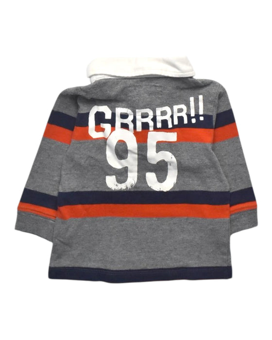 A Multicolour Long Sleeve Polos from Retykle in size 6-12M for boy. (Back View)