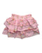 A Pink Short Skirts from Loveshackfancy in size 7Y for girl. (Front View)