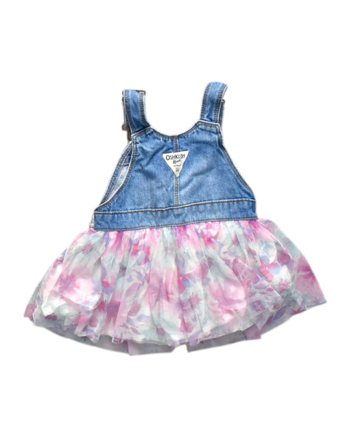 A Multicolour Overall Dresses from Retykle in size 12-18M for girl. (Front View)
