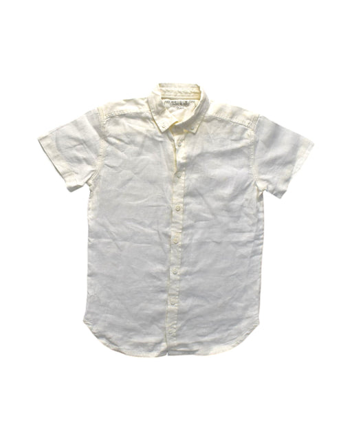A White Short Sleeve Shirts from Chateau de Sable in size 12Y for boy. (Front View)