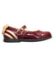 A Burgundy Dress Shoes from Dr. Kong in size 3T for girl. (Front View)