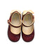 A Burgundy Dress Shoes from Dr. Kong in size 3T for girl. (Back View)