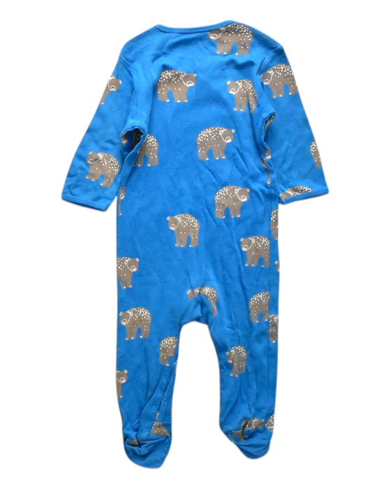 A Blue Onesies from Le Petit Society in size 6-12M for neutral. (Back View)