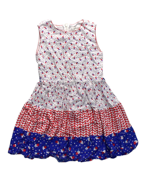 A Multicolour Sleeveless Dresses from Pumpkin Patch in size 6T for girl. (Front View)