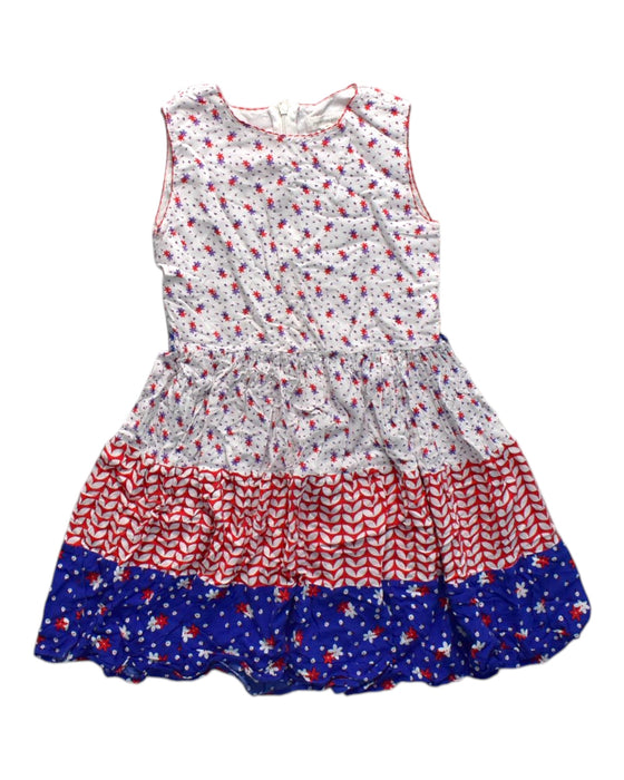 A Multicolour Sleeveless Dresses from Pumpkin Patch in size 6T for girl. (Front View)