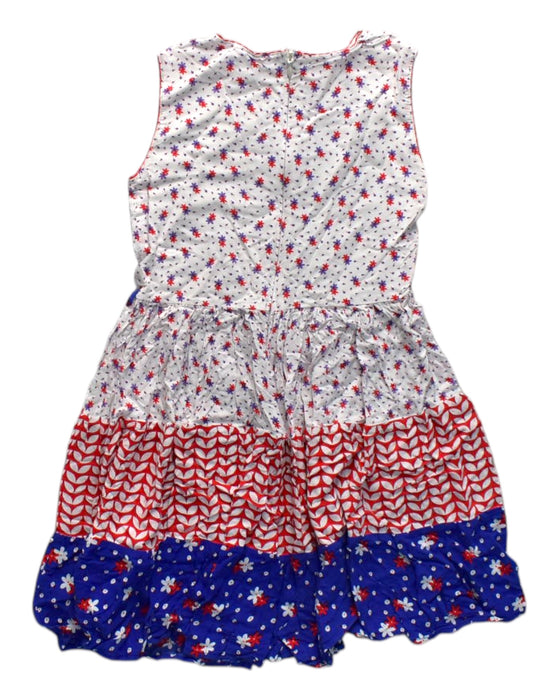 A Multicolour Sleeveless Dresses from Pumpkin Patch in size 6T for girl. (Back View)