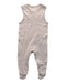 A Beige Sleeveless Rompers from Le Petit Society in size 6-12M for neutral. (Back View)