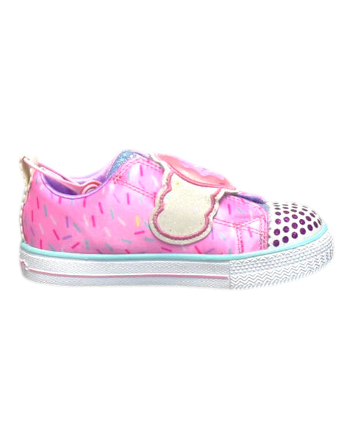 A Multicolour Sneakers from Skechers in size 4T for girl. (Front View)
