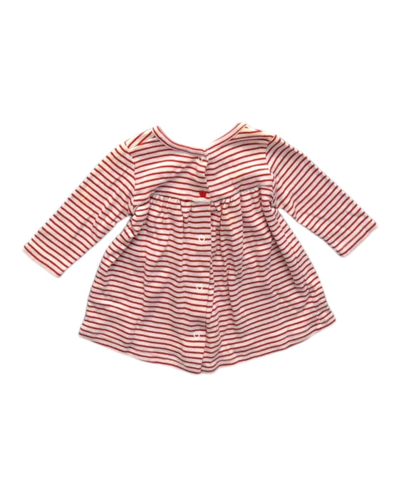 A Red Long Sleeve Rompers from Absorba in size 0-3M for neutral. (Back View)