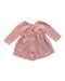 A Red Long Sleeve Rompers from Absorba in size 0-3M for neutral. (Back View)