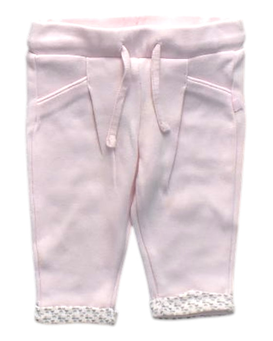 A Pink Casual Pants from Obaibi - Okaidi in size 0-3M for neutral. (Front View)