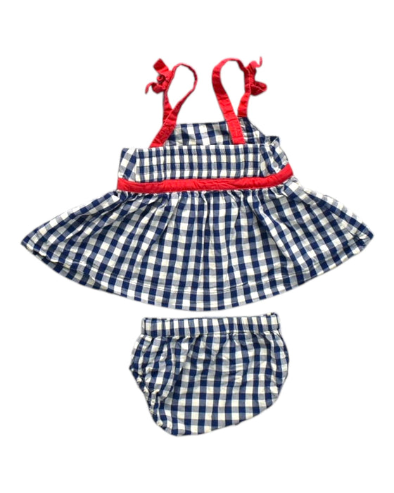 A Navy Dress Sets from Hanna Andersson in size 0-3M for girl. (Back View)
