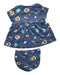 A Multicolour Dress Sets from Hanna Andersson in size 0-3M for neutral. (Back View)