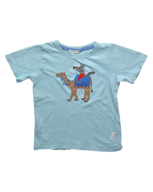 A Blue Short Sleeve T Shirts from Purebaby in size 5T for boy. (Front View)