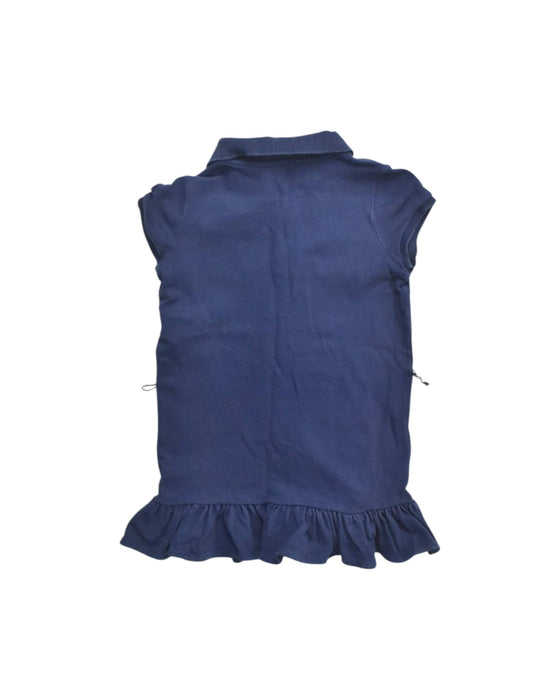A Navy Sleeveless Dresses from Polo Ralph Lauren in size 3T for girl. (Back View)