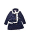 A Navy Coats from Jessie and James in size 8Y for girl. (Front View)