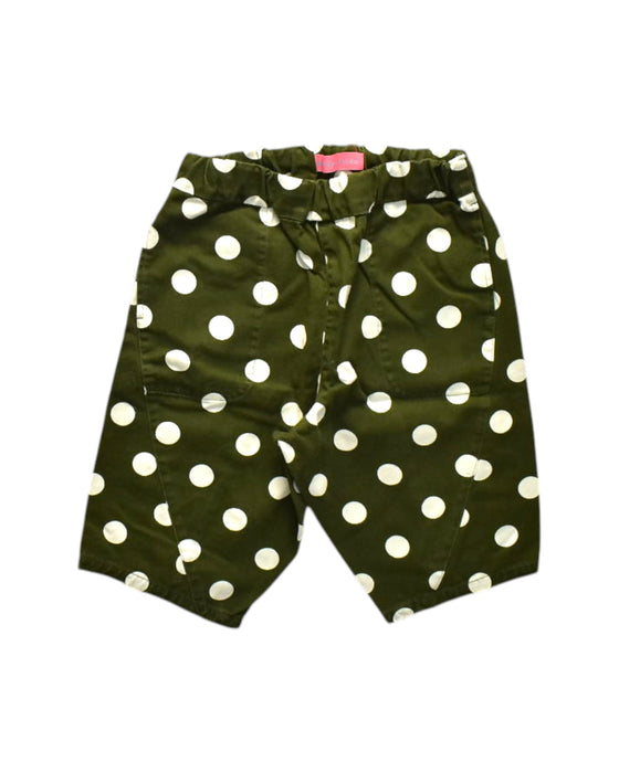 A Green Shorts from Hakka in size 6T for neutral. (Front View)