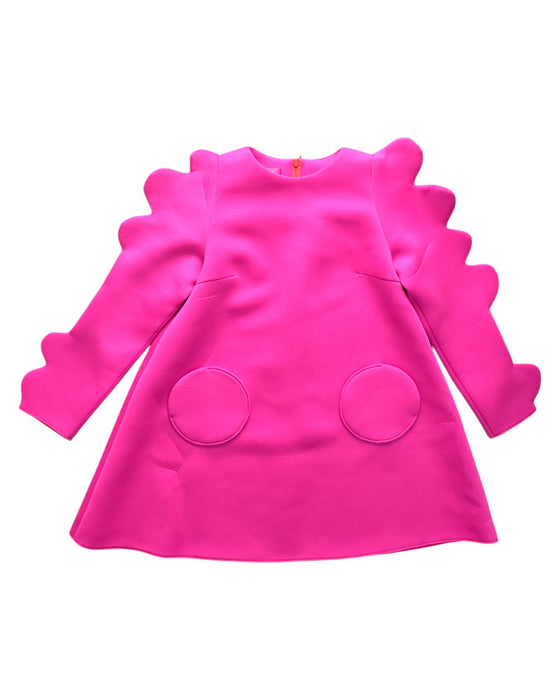 A Pink Long Sleeve Dresses from Nikolia in size 10Y for girl. (Front View)